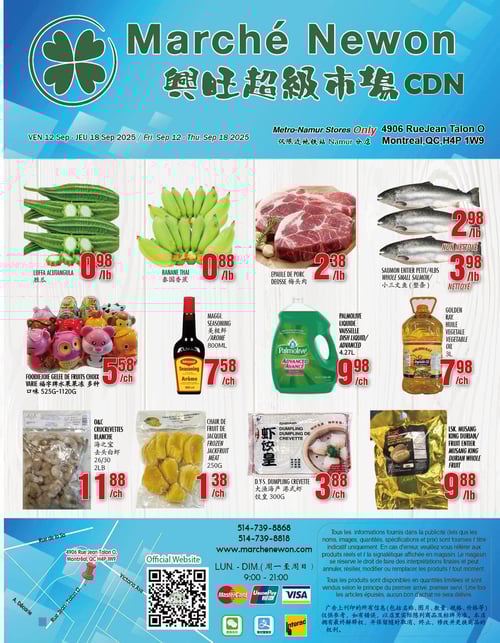 Circulaire Marché Newon Jean Talon - Page 1