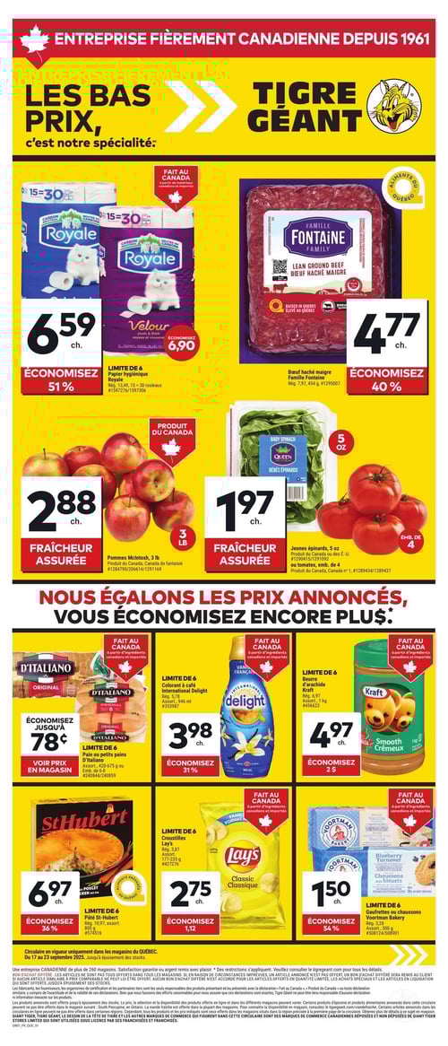 Circulaire Tigre Géant - Page 1