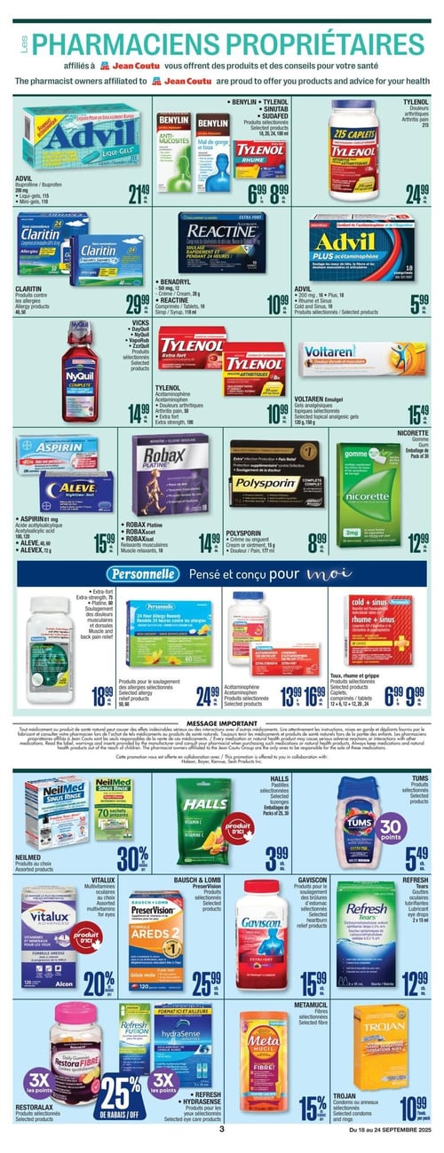 Circulaire Jean Coutu - Santé Beauté - Page 3