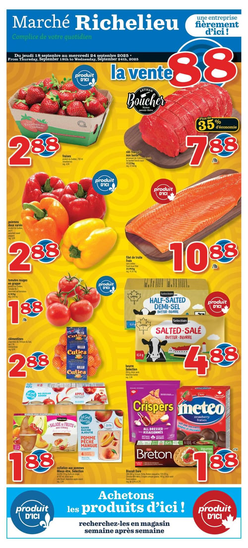 Circulaire Marché Richelieu - Page 1