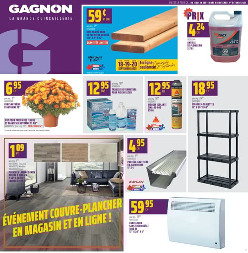 Circulaire GAGNON - La Grande Quincaillerie - Page 1