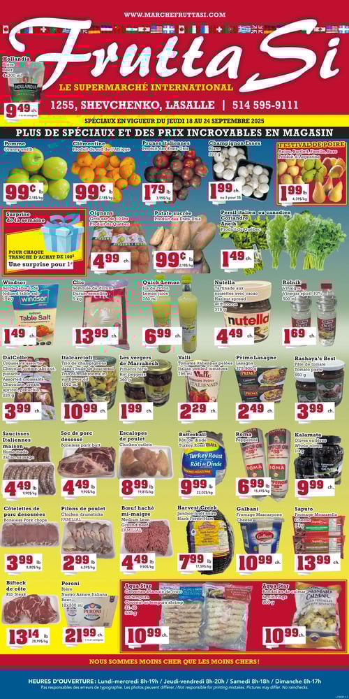 Circulaire Marché Frutta Si - Page 1