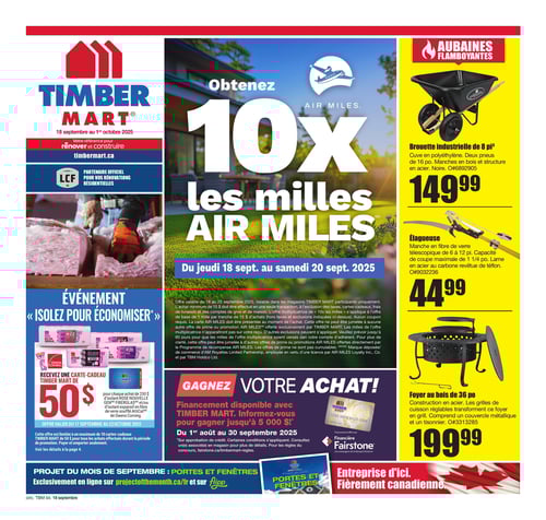 Circulaire Timber Mart - Page 1