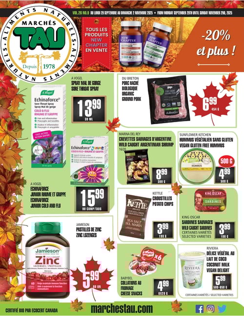 Circulaire TAU Marché d'alimentation Naturelle - Page 1 Circulaire TAU Marché d'alimentation Naturelle - Page 1