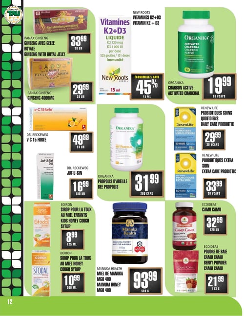 Circulaire TAU Marché d'alimentation Naturelle - Page 12 Circulaire TAU Marché d'alimentation Naturelle - Page 12