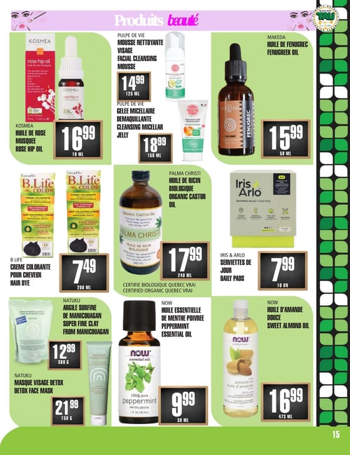 Circulaire TAU Marché d'alimentation Naturelle - Page 15 Circulaire TAU Marché d'alimentation Naturelle - Page 15