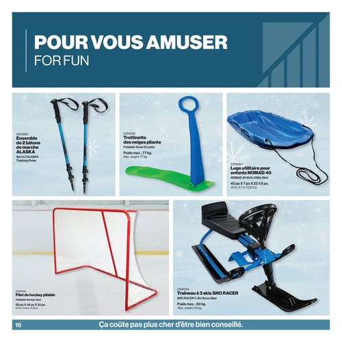 Circulaire Patrick Morin - Cahier Spécial Hiver - Page 16