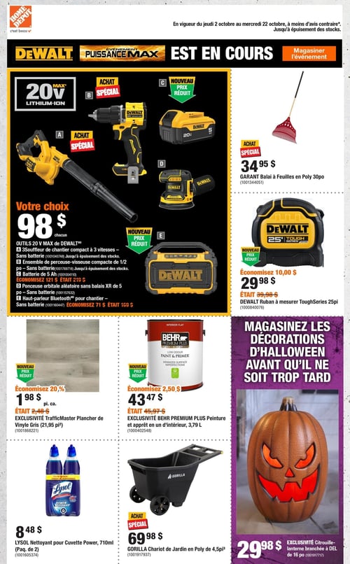 Circulaire Home Depot - Page 1