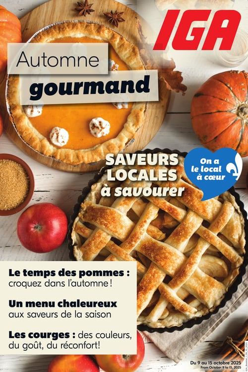 Circulaire IGA - Automne gourmand - Page 1