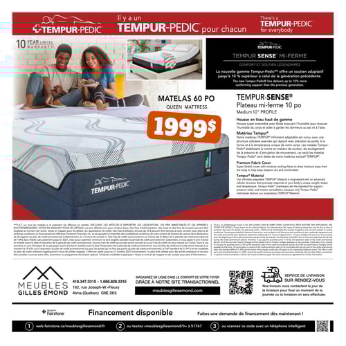Circulaire Meubles Gilles Émond - Matelas - Page 4