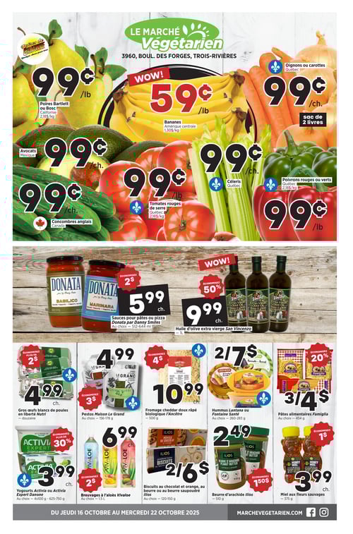 Circulaire Marché Végétarien - Page 1