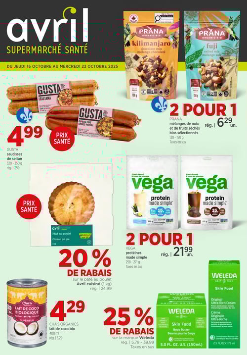Circulaire Avril - Supermarché Santé - Page 1