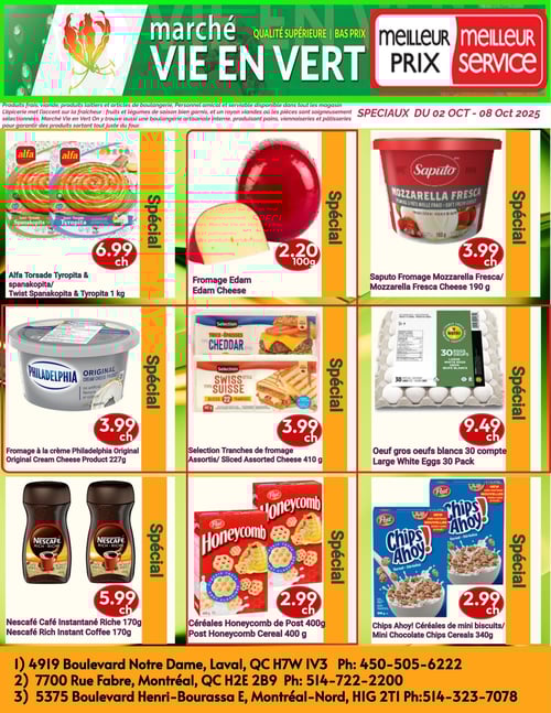 Circulaire Marché Vie en Vert - Page 1