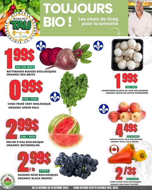 Circulaire TAU Marché d'alimentation Naturelle - Biologique - Page 1