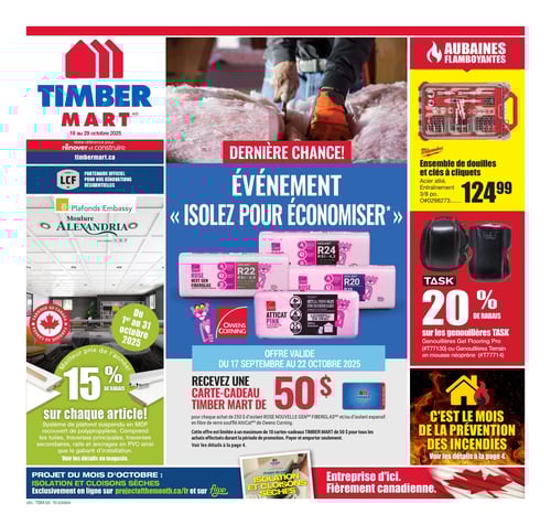 Circulaire Timber Mart - Page 1