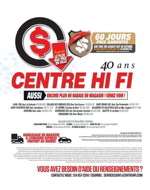 Circulaire Centre HI-FI - Page 79