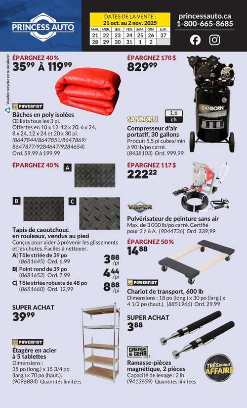 Circulaire Princess Auto - Page 2