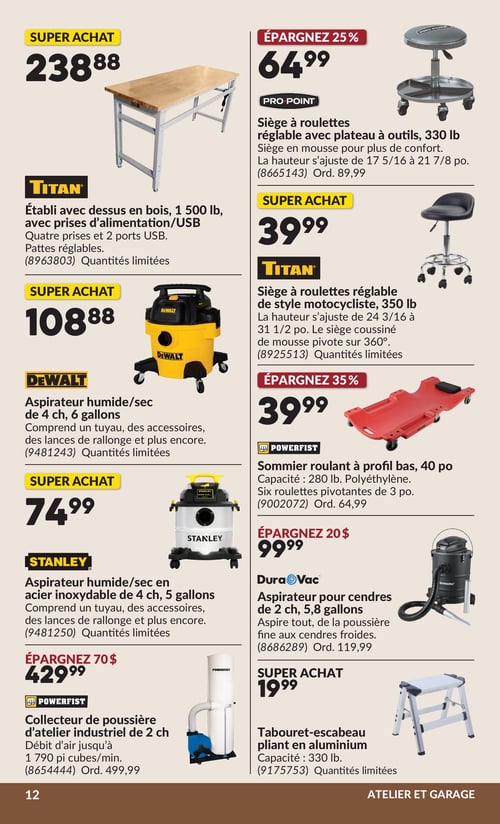 Circulaire Princess Auto - Page 31