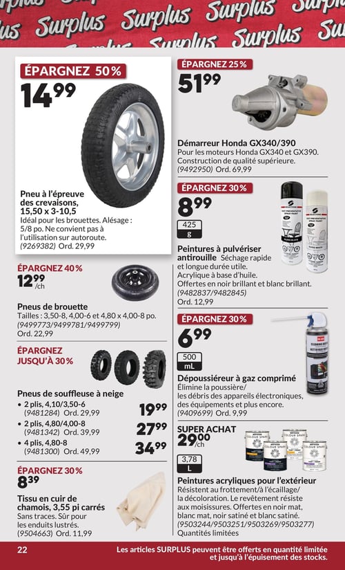 Circulaire Princess Auto - Page 41