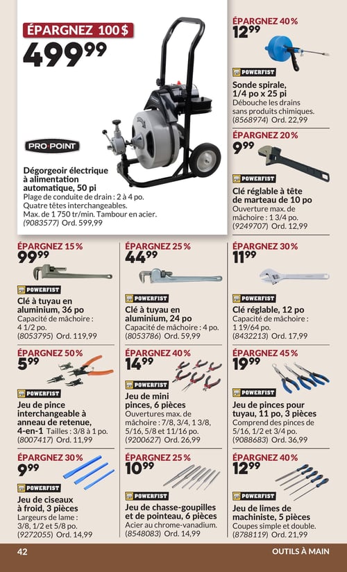 Circulaire Princess Auto - Page 61