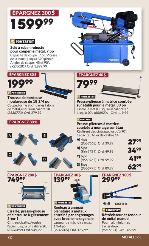 Circulaire Princess Auto - Page 91