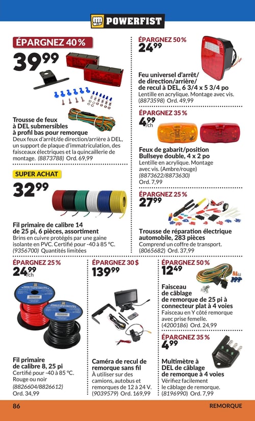 Circulaire Princess Auto - Page 105