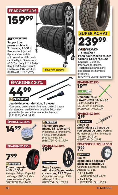 Circulaire Princess Auto - Page 107