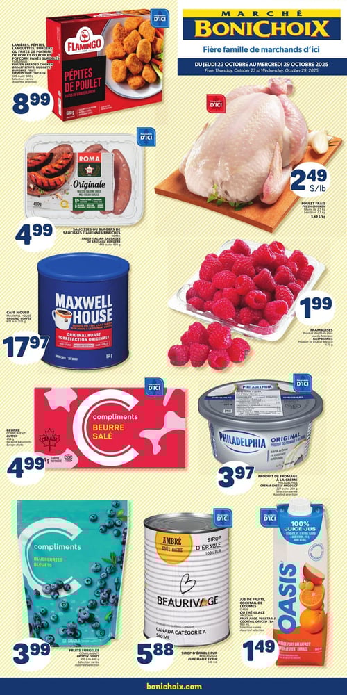 Circulaire Marché Bonichoix - Page 1
