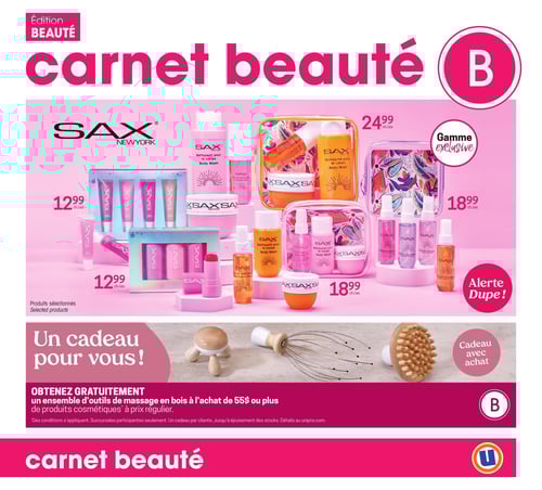 Circulaire Uniprix - Carnet Beauté - Page 1
