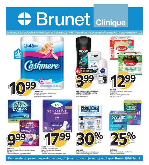 Circulaire Brunet - Clinique - Page 1