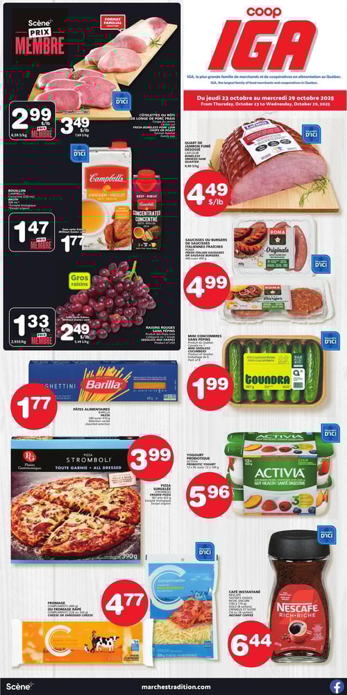 Circulaire IGA Coop - Ăles de la Madeleine - Page 1 Circulaire IGA Coop - Ăles de la Madeleine - Page 1