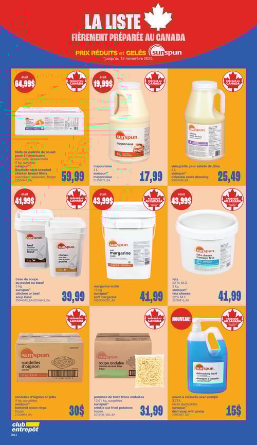 Circulaire Club EntrepƓt - Page 3 Circulaire Club EntrepƓt - Page 3