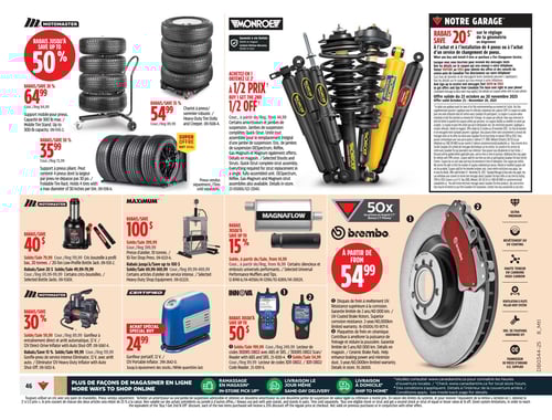 Circulaire Canadian Tire - Page 46