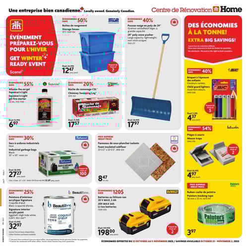 Circulaire Home Hardware - Centre de Rénovation - Page 1