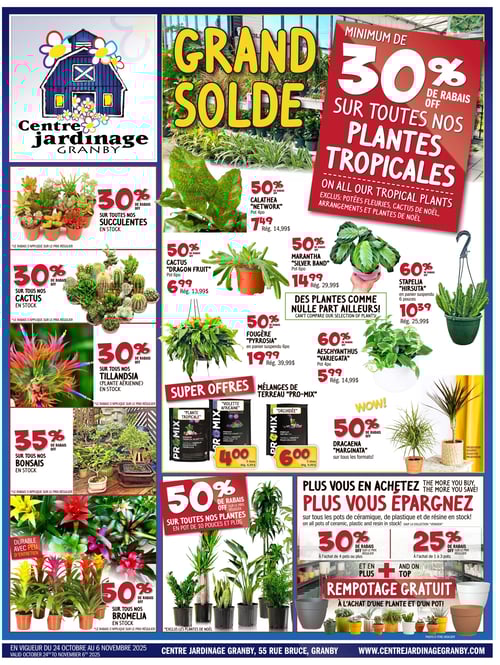 Circulaire Centre Jardinage Granby - Page 1