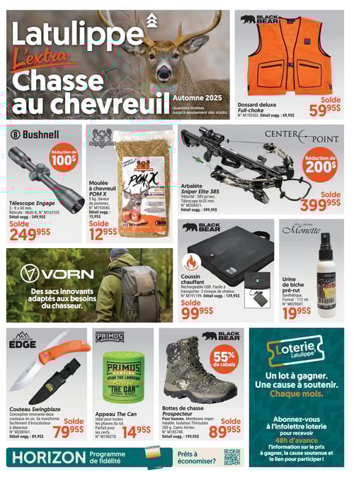 Circulaire Latulippe - Chasse au chevreuil - Page 1