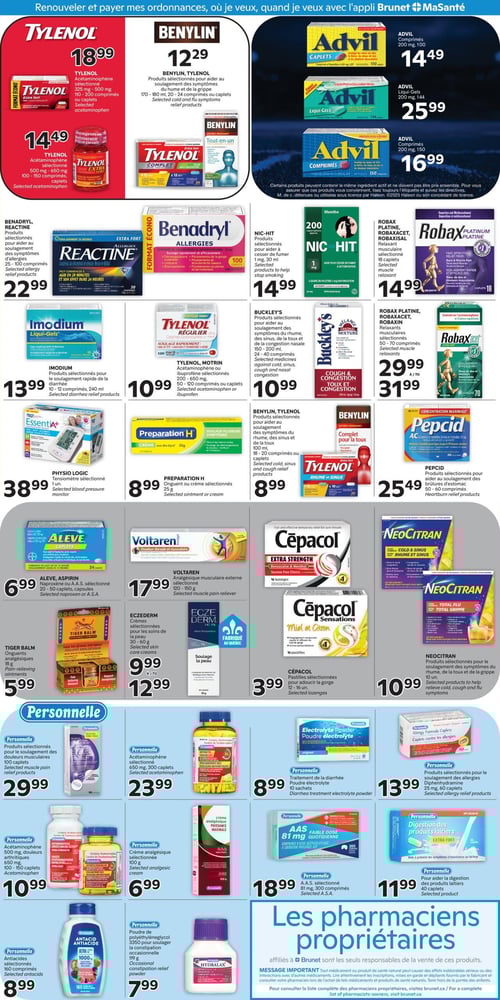 Circulaire Brunet - Pharmacie - Page 6 Circulaire Brunet - Pharmacie - Page 6