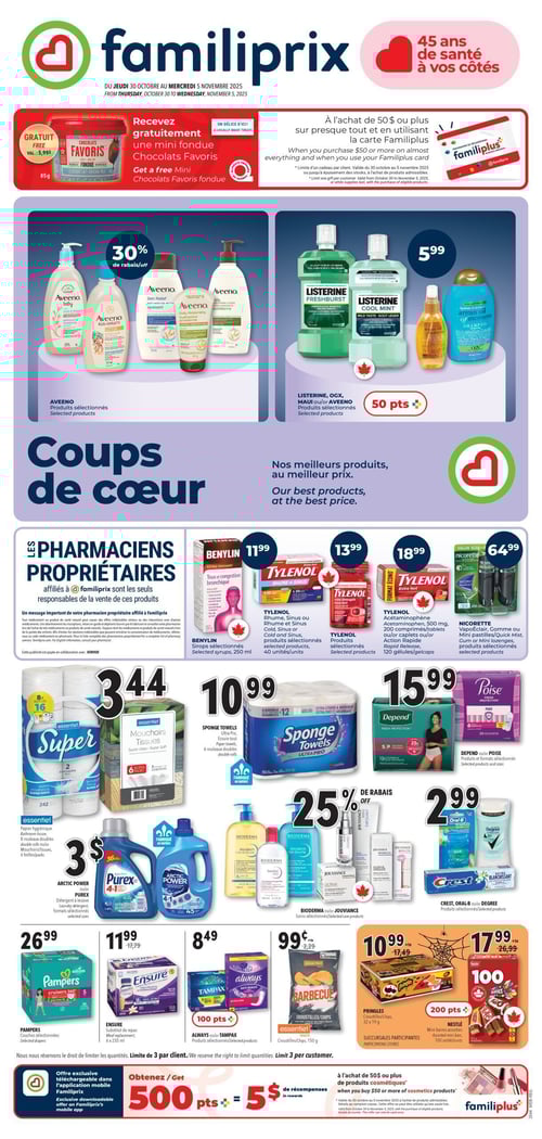 Circulaire Familiprix - Page 1