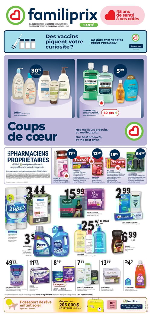 Circulaire Familiprix - Santé - Page 1