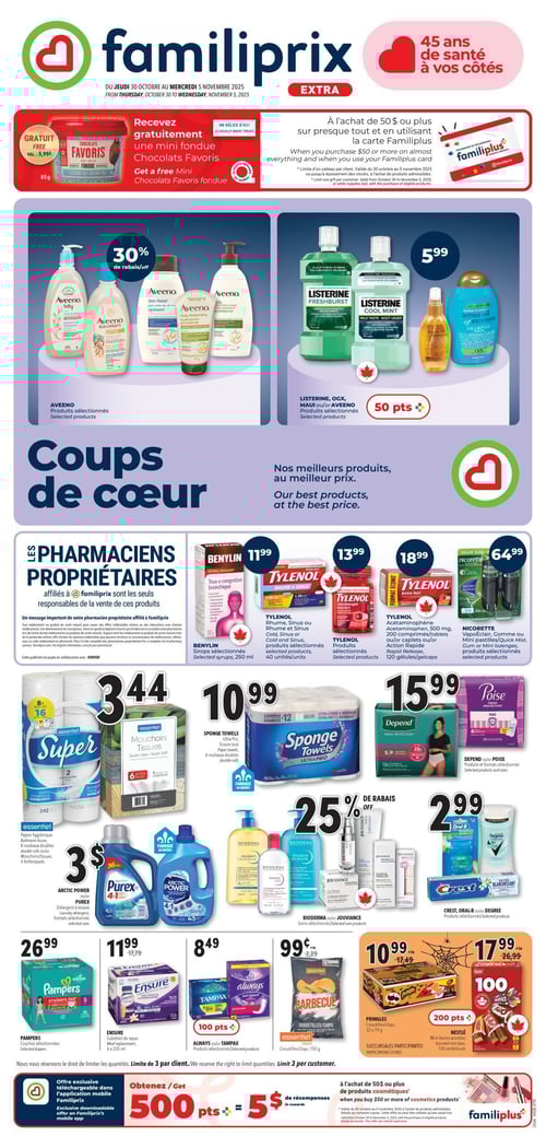 Circulaire Familiprix - Extra - Page 1