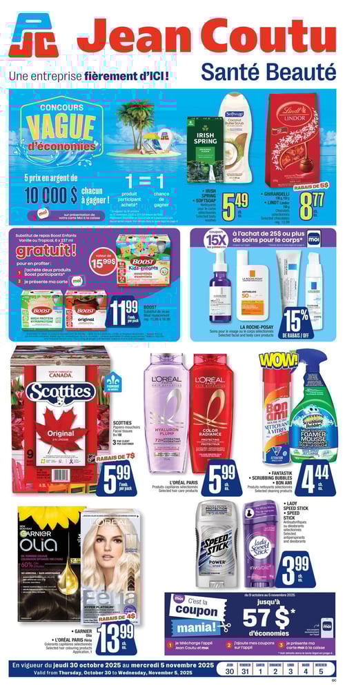 Circulaire Jean Coutu - Santé Beauté - Page 1
