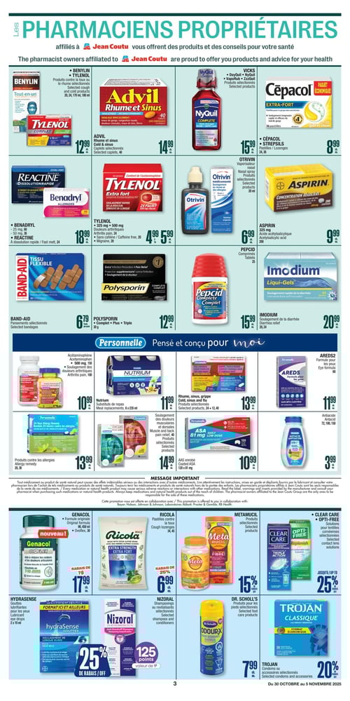 Circulaire Jean Coutu - Santé Beauté - Page 3