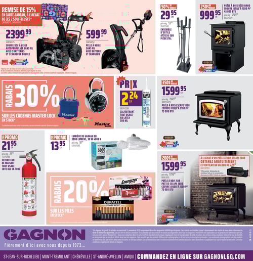 Circulaire GAGNON - La Grande Quincaillerie - Page 4