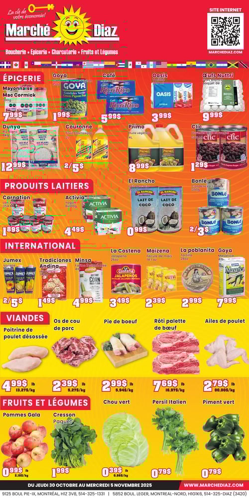 Circulaire Marché Diaz - Page 1