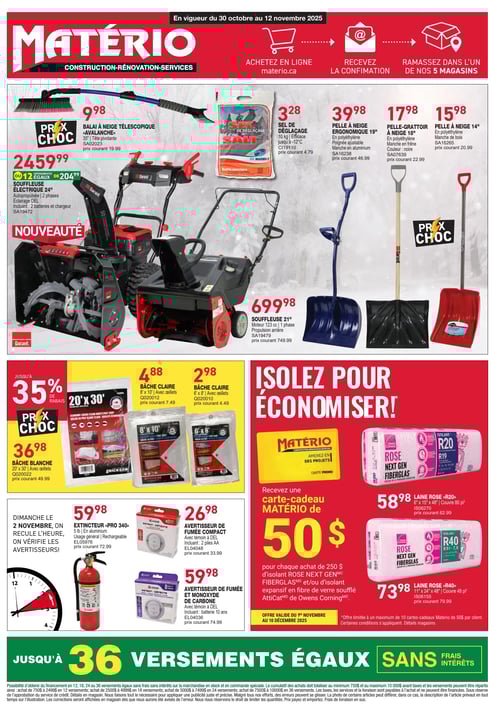 Circulaire Matério - Page 1