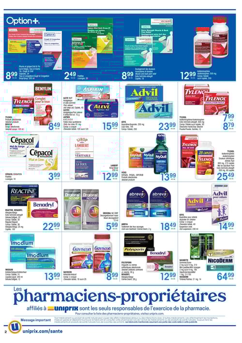 Circulaire Uniprix - Santé - Page 2