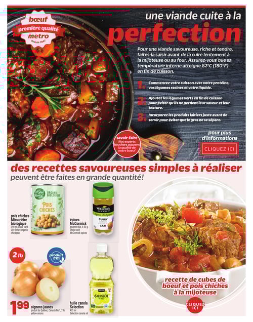 Circulaire Metro - La Saison des Mijotés - Page 3