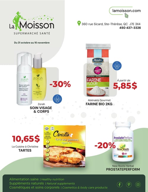 Circulaire La Moisson Supermarché Santé - Page 1