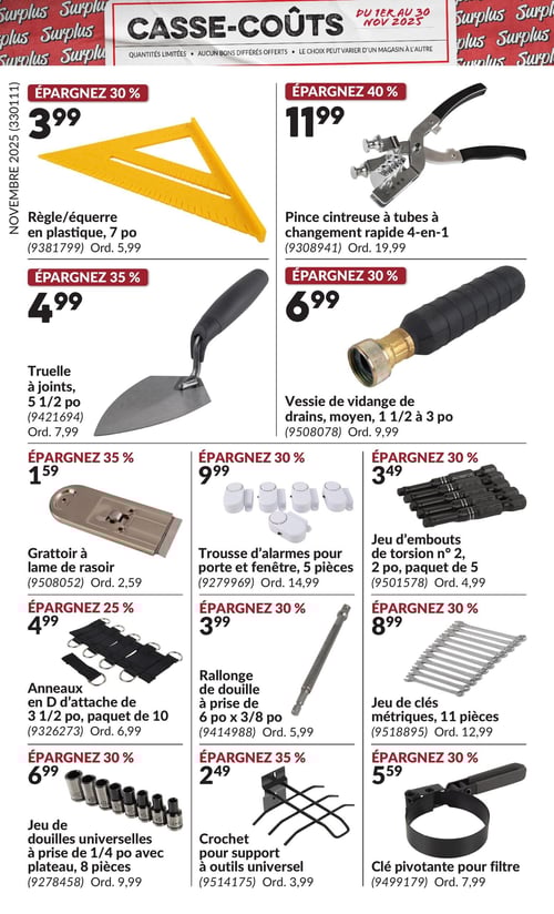 Circulaire Princess Auto - Casse-Coûts - Page 17