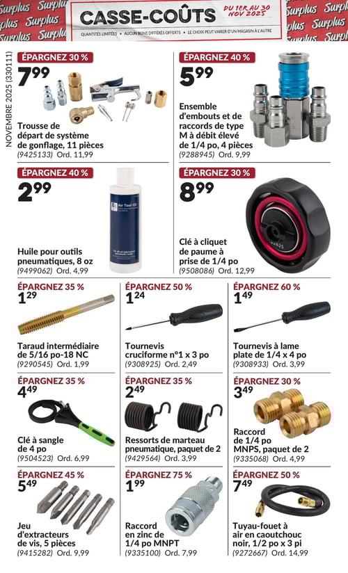 Circulaire Princess Auto - Casse-Coûts - Page 18